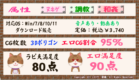 CG枚数・満足度など